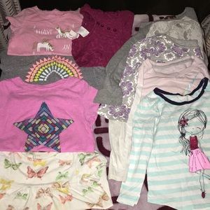 Girls long/ short sleeves